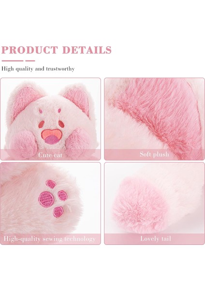 Sevimli Dudu Kedi Peluş Oyuncak, 20.4" Kawaii Kedi Doldurulmuş Hayvan Peluş, Kedi Peluş Vücut Yastığı, Yetişkinler Için Süper Yumuşak Sarılmış Peluş Bebek Doğum Günü Hediyeleri.1 (Yurt Dışından)