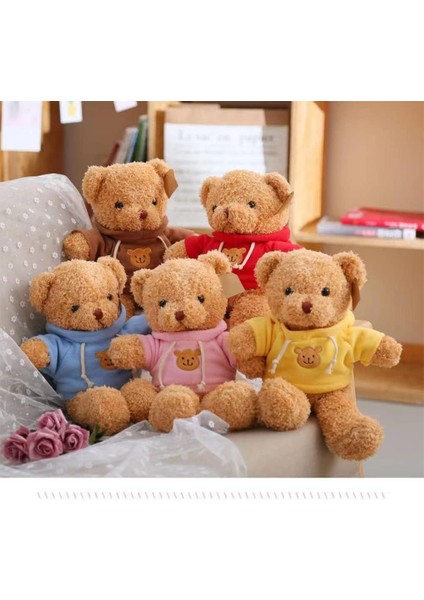 Sevimli Teddy Bear Peluş Doldurulmuş Hayvan, Kahve Kapüşonlu Teddy Bear, Çocuklar Için Hediyeler (11.8 "kahverengi)1 (Yurt Dışından)