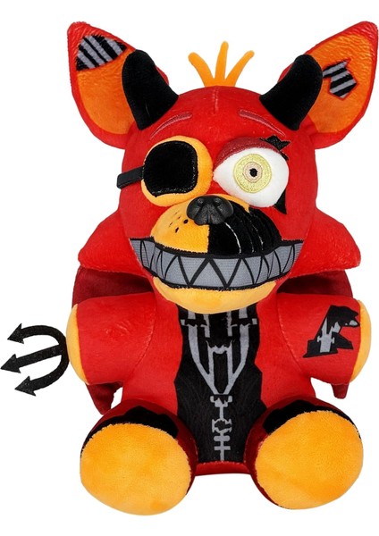 Xsmart Küresel Fan Koleksiyonu Şeytan Foxy Peluş Yumuşak Huggable Sevimli Doldurulmuş Hediyeler Her Yaş Için Fan, Kırmızı, 7"1 (Yurt Dışından)