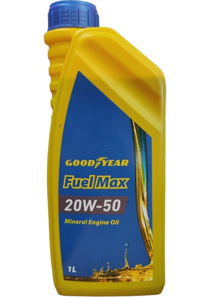 Fuel Max Motor Yağı 20W50 1 Litre (Üretim YILI:2022)