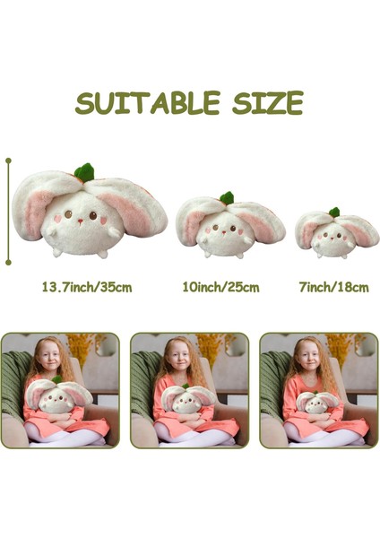 Tersinir Trabzon Hurması Tavşan Zip Peluş'a Dönüşür, Bebek ve Yetişkin Hediyesi Için Trabzon Hurması Stuffie'de Komik Tavşan Peluş Oyuncak (Trabzon Hurması Tavşanı, 7 Inç)1 (Yurt Dışından) fiyatları