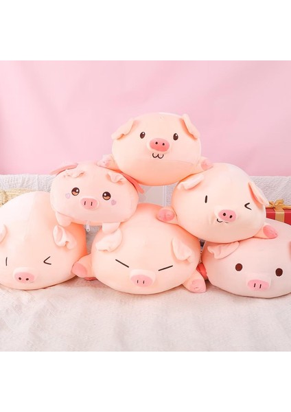 Domuz Peluş Oyuncak Dolması Domuz Sarılma Yastık Peluşlar Domuz Doldurulmuş Hayvan Göz Kırpma 15.7"1 (Yurt Dışından)