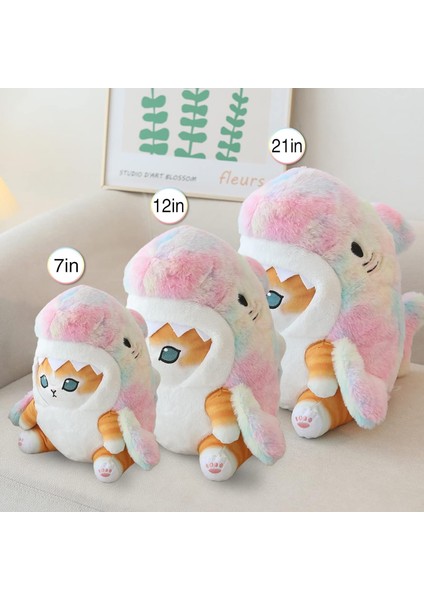 Peluş Yastık Sharkcat Peluş Sevimli Stres Giderici Sarılmalar Oyuncaklar Noel Cadılar Bayramı Doğum Günü Hediyeleri Çocuk Boys Için En Iyi Hediye (Dazzle. - Sarı, 12 Inç)1 (Yurt Dışından) fırsatları