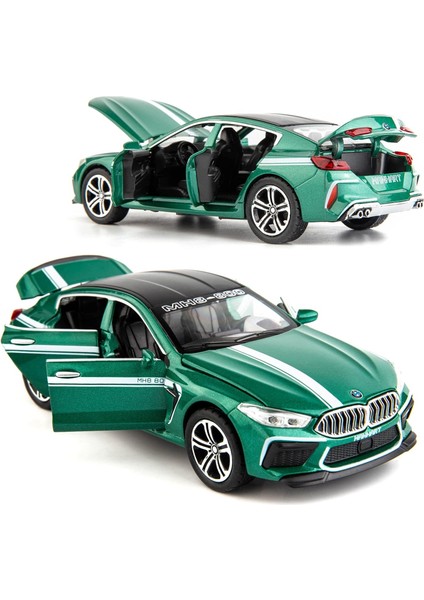 1:32 Bmw M8 Model Araba Oyuncak Için Uyumlu, Çinko Alaşım Geri Çekin Oyuncak Araba Çocuklar Için Ses ve Işık ile Erkek Kız Hediye (Yeşil)1 (Yurt Dışından) fırsatları