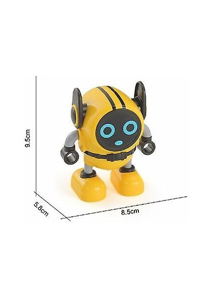 Gyro Xiaobao Çekme Cetveli Gyro Clockwork Oyuncak Araba Robot Kuvvet Kontrolü Çekme Cetveli Gyro, Mavi1 (Yurt Dışından)