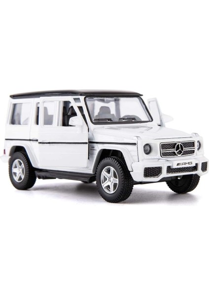 Tgrcm-Cz 1:36 Ölçekli Benz G63 Araba Modeli Çocuklar Için, Alaşım Geri Çekin G Vagon Araçlar Oyuncak Araba Bebekler Için Çocuk Erkek Kız Hediye (Beyaz)1 (Yurt Dışından)
