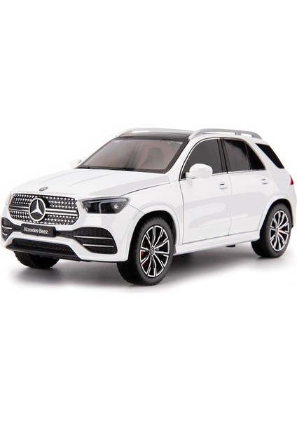 Uyumlu 1/24 Alaşım Döküm Benz Gle 350 Oyuncak Araba Ses ve Işık ile Geri Çekin Koleksiyon Model Araba Çocuklar Için Hediye (Beyaz)1 (Yurt Dışından)