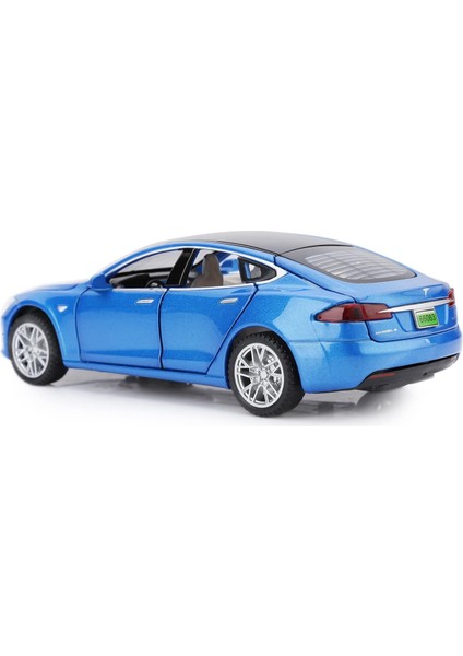 Oyuncak Arabalar Model S Kapısı Açık Işık ve Ses ile Döküm Metal Model Arabalar Erkek ve Kız Çocuklar Için Geri Çekin Araba Oyuncakları 3-12 Yaş (Mavi)1 (Yurt Dışından)