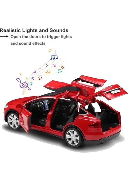 Oyuncak Arabalar Model x 1:32 Geri Çekin Araçlar Pres Döküm Model Araç Araba Oyuncaklar Erkekler ve Kızlar Için 3 Ila 12 Yaşında Kırmızı1 (Yurt Dışından) modelleri