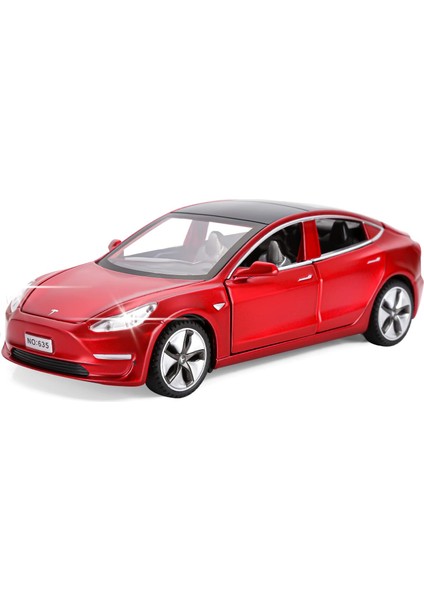 Oyuncak Araba Modeli 3 Döküm Metal Model Arabalar Erkekler ve Kızlar Için Arabayı Geri Çekin Yaş 3-12 Yaş (Kırmızı)1 (Yurt Dışından)