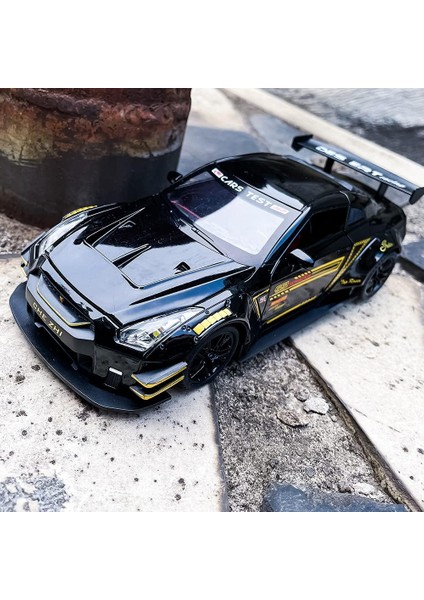 1/24 Ölçekli Nissan Gtr Model Araba Oyuncak Için Uyumlu, Çinko Alaşım Geri Çekin Oyuncak Araba Çocuklar Için Ses ve Işık ile Erkek Kız Hediye (Siyah)1 (Yurt Dışından) fırsatları
