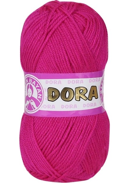 Ören Bayan Dora Örgü İpi - Fuşya - 1 Adet - ( Renk Kodu : 045 )