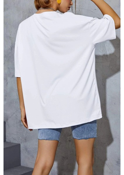 Kadın Oversize Penye Cool & Comfort T-Shirt fiyatları