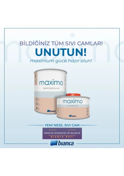 Maximo Sıvı Cam Vernikten 4 Kat Daha Koruyucu Parlak