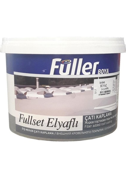 Fullset Elyaflı Çatı Kaplama 0,75 Litre Beyaz