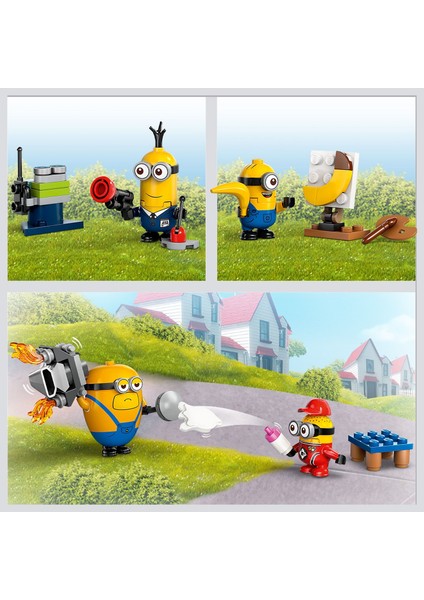 LEGO Despicable Me 4 minyonlar ve Muz Araba 75580 # 6 Yaş ve Üzeri Çocuklar Için Filmden Esinlenen Yaratıcı Oyuncak Yapım Seti (136 Parça)