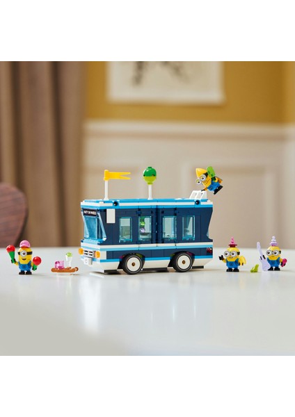 LEGO Despicable Me 4 Minyonların Müzikli Parti Otobüsü 75581 - 7 Yaş ve Üzeri Çocuklar Için Yaratıcı Oyuncak Yapım Seti (379 Parça)