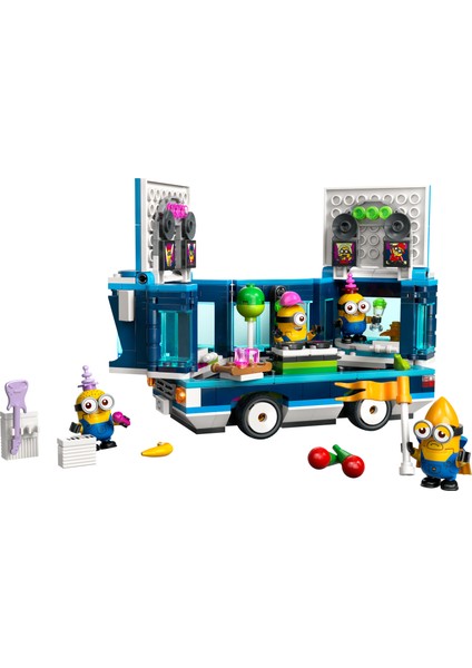 LEGO Despicable Me 4 Minyonların Müzikli Parti Otobüsü 75581 - 7 Yaş ve Üzeri Çocuklar Için Yaratıcı Oyuncak Yapım Seti (379 Parça)