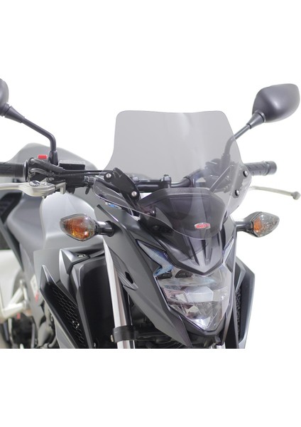 Honda CB500F 2014-2020 Uyumlu Kısa Ön Cam Siyah 30 cm