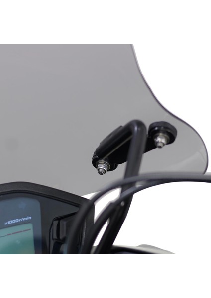 Honda CB500F 2014-2020 Uyumlu Kısa Ön Cam Siyah 30 cm