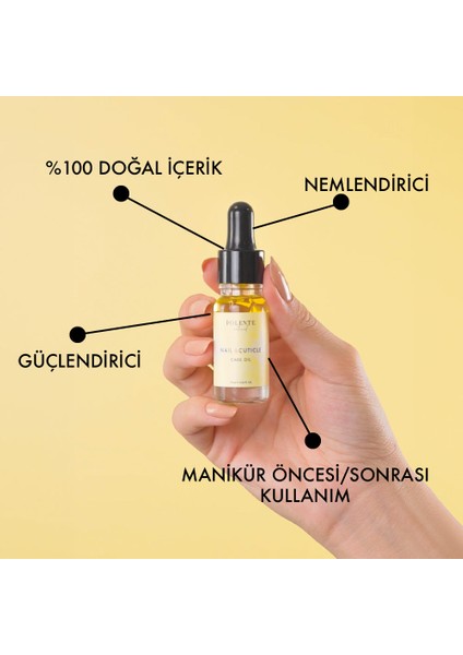 Polente Natural Tırnak & Kütikül Bakım Yağı - Besleyici, Güçlendirici (10 ml)