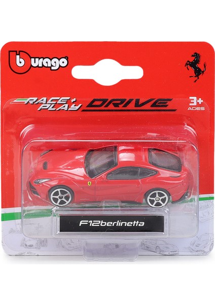 No 56004-F12 Berlinetta Kırmızı 1:64 Model Araba (Yurt Dışından)