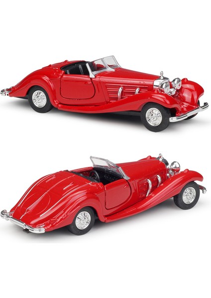 1936 Mercedes Benz 500K Convertible Kırmızı 1:34-39 Model (Yurt Dışından) fırsatları