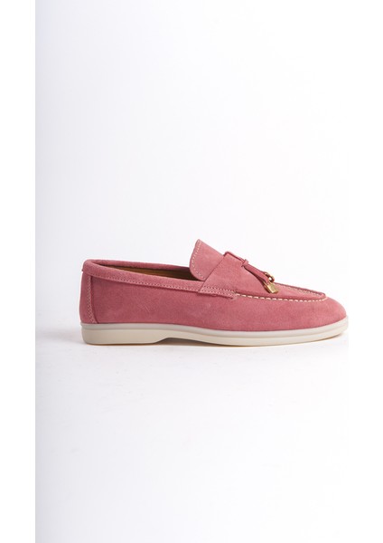 Kadın Süet Loafer & Babet Mercan -MCKRY1410-MRC
