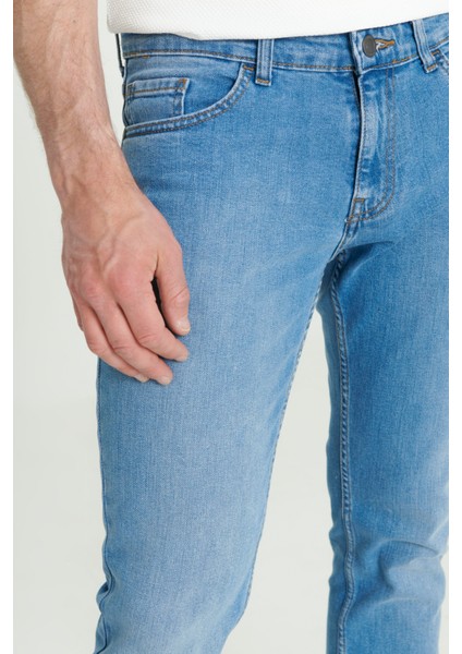 Slim Fit Dar Kesim 5 Cep Esnek Denim Jean Kot Pantolon indirimleri