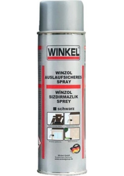 Winzol Su Geçirmez Sızdırmazlık Sprey Siyah 500 ml