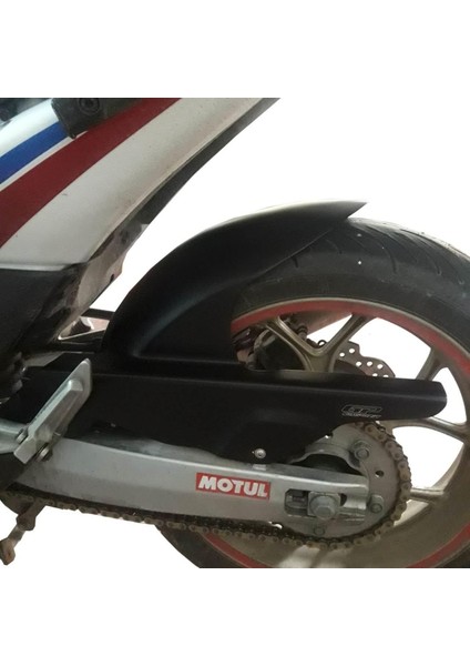 Honda NC 700 D Integra 2012-2013 Uyumlu Uzun Arka Çamurluk Siyah