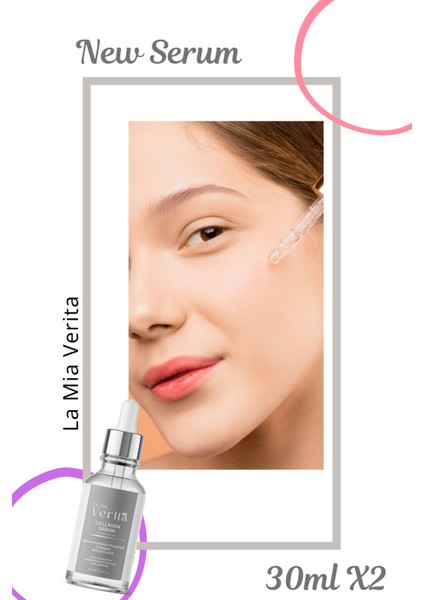 Dolgunlaştırıcı Botox Etkili, Yaşlanma Karşıtı Leke Giderici Kolajen Serum 2'li 30 ml indirimleri