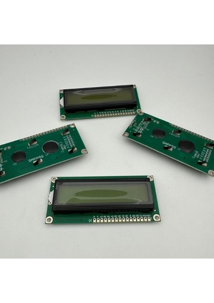 2X16 Karakter LCD Ekran Yeşil