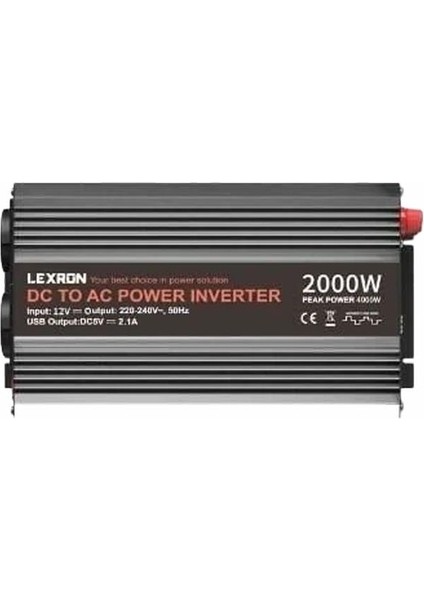 Lexron 2000W- Modifiye Inverter (12V)