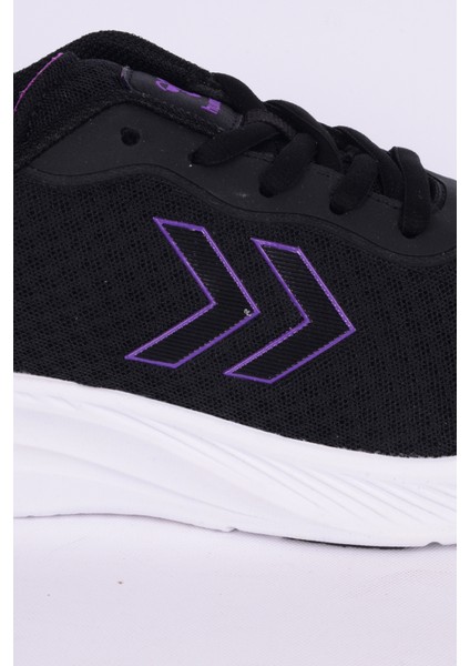 900487-1037 Lia Fileli Şevron Detay Rahat Taban Esnek Faylon Taban Siyah-Mor Günlük Kadın Spor Ayakkabı fiyatları
