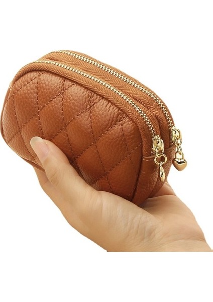 Çift Fermuarlı Bozuk Para Cüzdanı (Yurt Dışından)