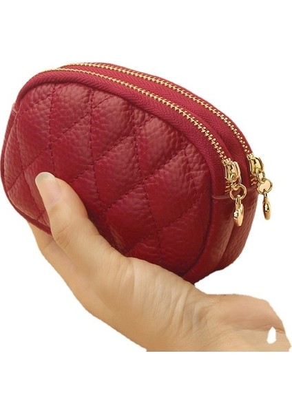 Çift Fermuarlı Bozuk Para Cüzdanı (Yurt Dışından)