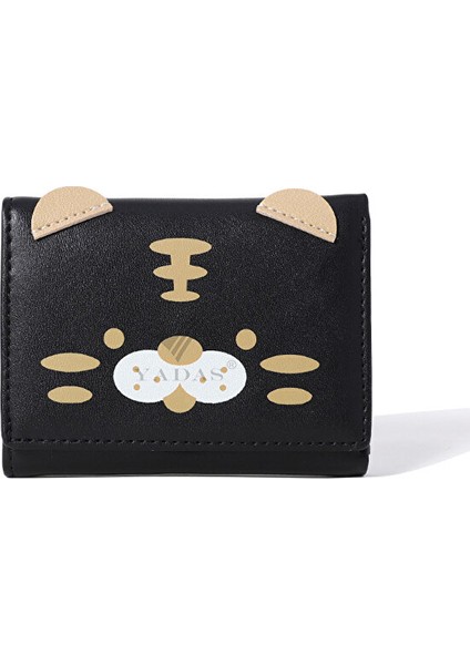 Pu Sevimli Kısa Küçük Kadın Cüzdanı (Yurt Dışından)