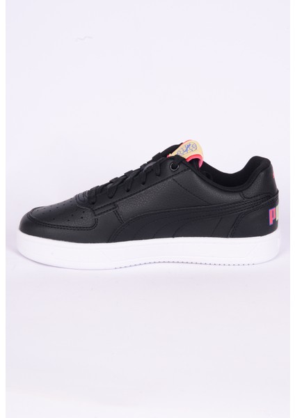 395648-02 Caven 2.0 Ready Set Jr Deri Rahat Taban Bağcıklı Esnek Rahat Siyah Günlük Erkek Sneaker Spor Ayakkabı