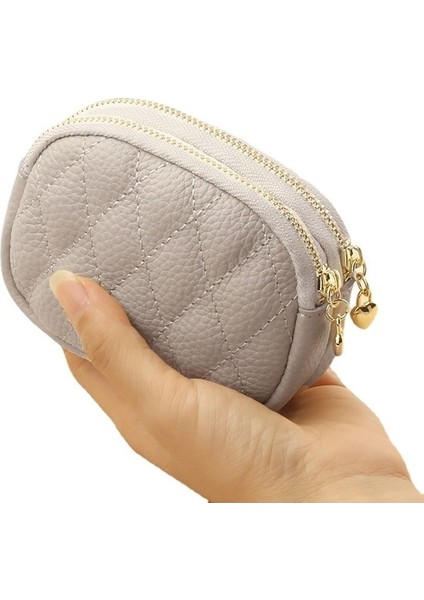 Çift Fermuarlı Bozuk Para Cüzdanı (Yurt Dışından)