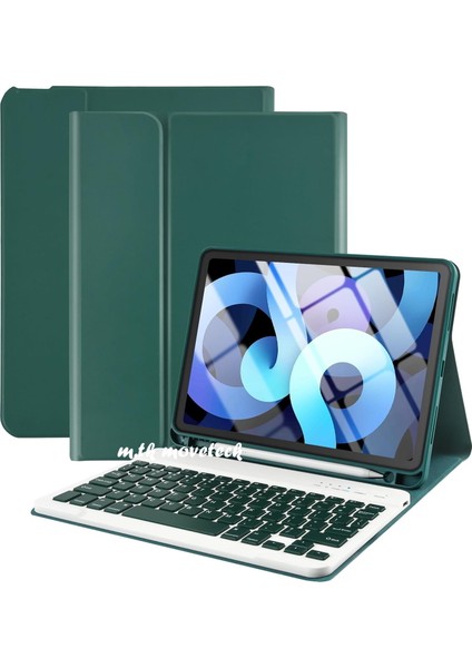 Apple iPad Air 4 ve 5 Nesil 10.9 Inç Uyumlu Tablet Klavyeli Kılıf