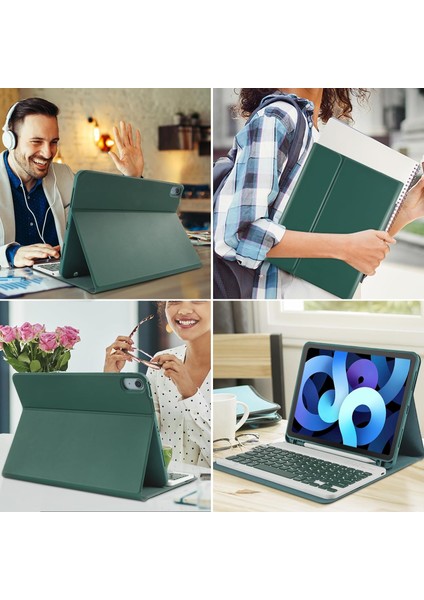 Apple iPad Air 4 ve 5 Nesil 10.9 Inç Uyumlu Tablet Klavyeli Kılıf modelleri
