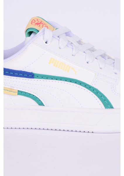 395648-01 Caven 2.0 Ready Set Jr Deri Rahat Taban Bağcıklı Esnek Rahat Beyaz Günlük Erkek Sneaker Spor Ayakkabı