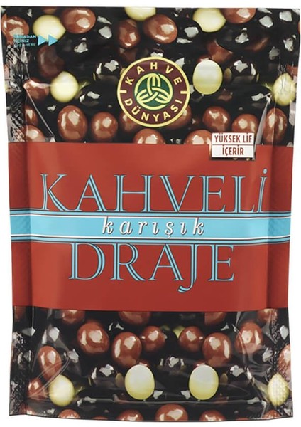 Kahveli Karışık Draje 60 gr x 8 Adet