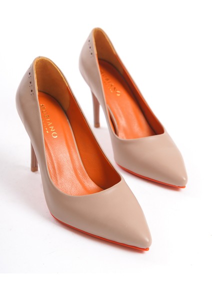 Mubiano Hakiki Deri Collection Kadın Topuklu Stiletto & Ayakkabı Nude -MCRGN80125-N fiyatları