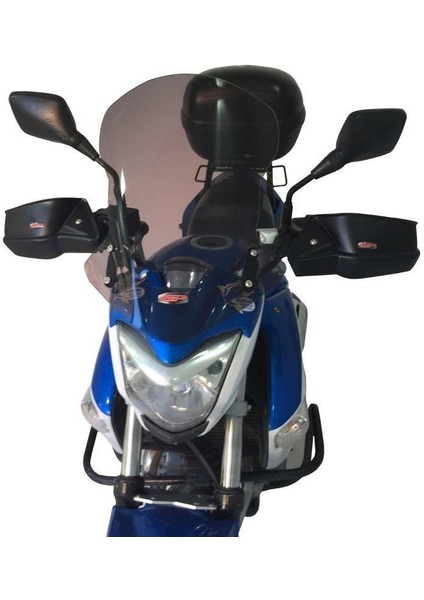 Suzuki İnazuma 2012-2016 Uyumlu Tur Camı Füme 48 cm fiyatları