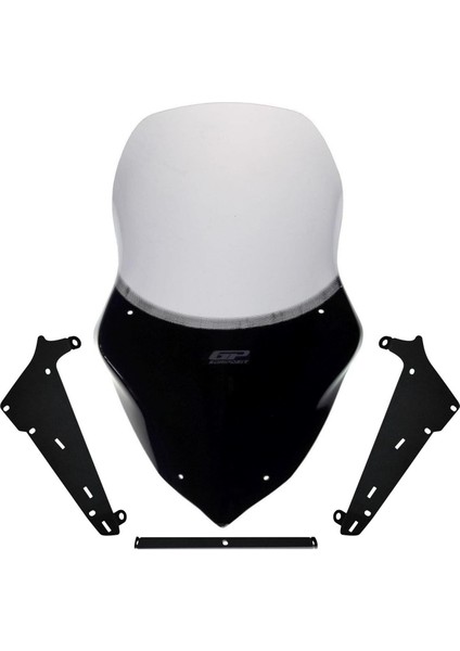 SYM Jet 14 2017-2024 Uyumlu Baskılı Ön Cam Şeffaf 65 cm