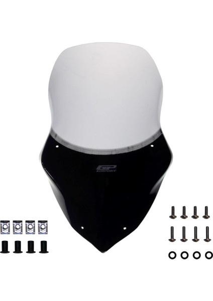 SYM Jet 14 2017-2024 Uyumlu Baskılı Ön Cam Şeffaf 65 cm fırsatları