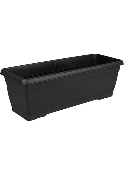 V620 Villa Balkon Saksı 10 Litre 2'li Set Antrasit