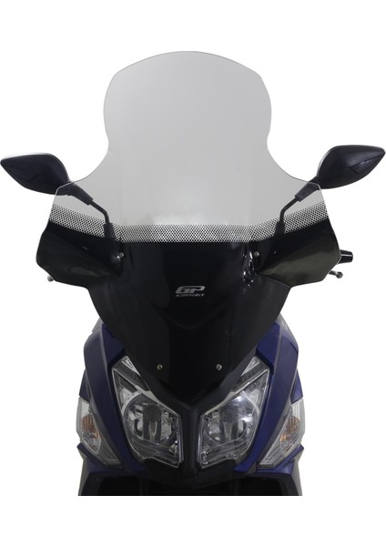 SYM Jet 14 2017-2024 Uyumlu Elcikli Baskılı Ön Cam Şeffaf 79 cm